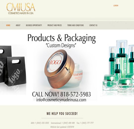 Cosmetics Co. Website